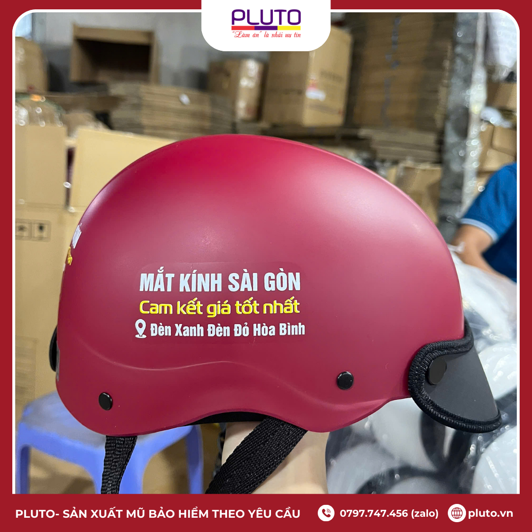 Mũ Bảo Hiểm In Logo Cửa Hàng Mắt Kính | Giá Xưởng – Nhận Làm Theo Yêu Cầu 15 Mũ Bảo Hiểm In Logo Cửa Hàng Mắt Kính