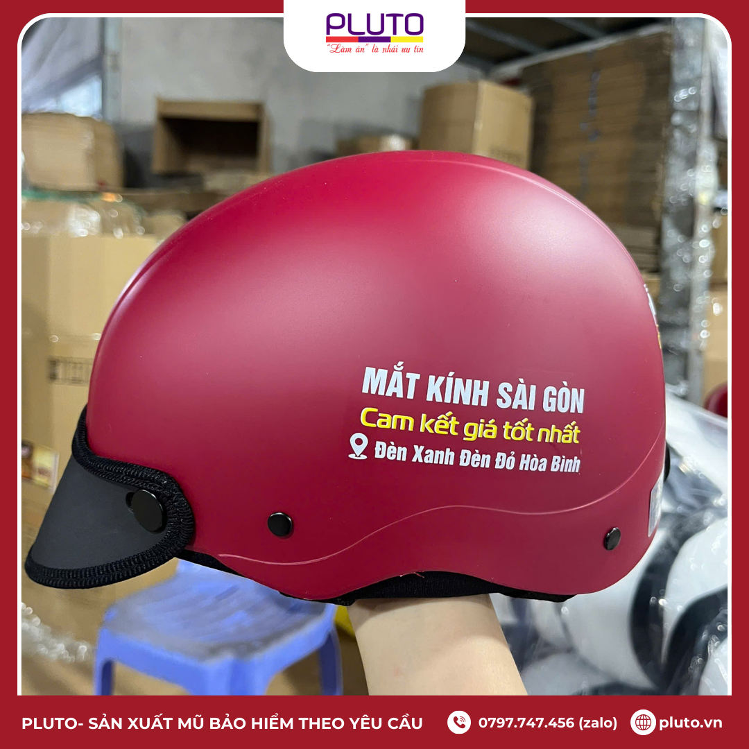 Mũ Bảo Hiểm In Logo Cửa Hàng Mắt Kính | Giá Xưởng – Nhận Làm Theo Yêu Cầu 13 Mũ Bảo Hiểm In Logo Cửa Hàng Mắt Kính