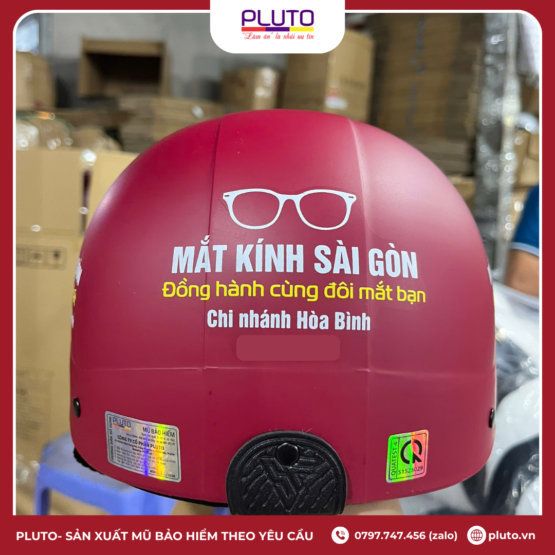 Mũ Bảo Hiểm In Logo Cửa Hàng Mắt Kính | Giá Xưởng – Nhận Làm Theo Yêu Cầu 14 Mũ Bảo Hiểm In Logo Cửa Hàng Mắt Kính