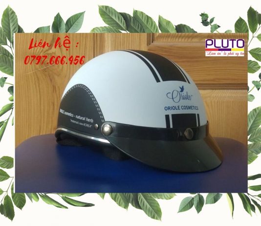 Đặt in logo nón bảo hiểm