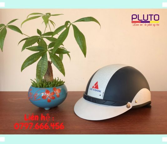 Làm nón bảo hiểm in logo quảng cáo ở đâu