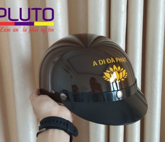 In logo nón bảo hiểm uy tín chất lượng