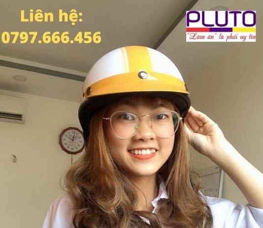 Mũ bảo hiểm quảng cáo