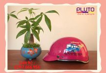 Mũ bảo hiểm in logo uy tín ở TPHCM Nhà xe Lâm Nhi