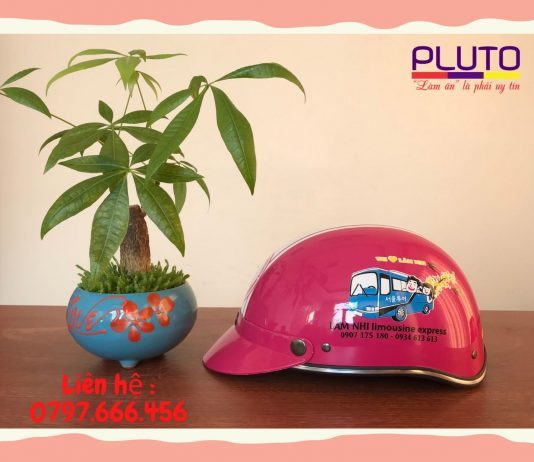 Mũ bảo hiểm in logo uy tín ở TPHCM Nhà xe Lâm Nhi