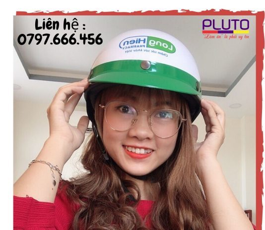 Nón bảo hiểm quảng cáo cho ngành spa