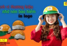 Định vị thương hiệu nhờ nón bảo hiểm quảng cáo in logo