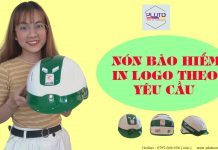 Nón bảo hiểm in logo theo yêu cầu ở đâu ?
