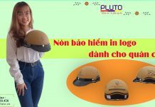 Mũ bảo hiểm quảng cáo dành cho quán cafe