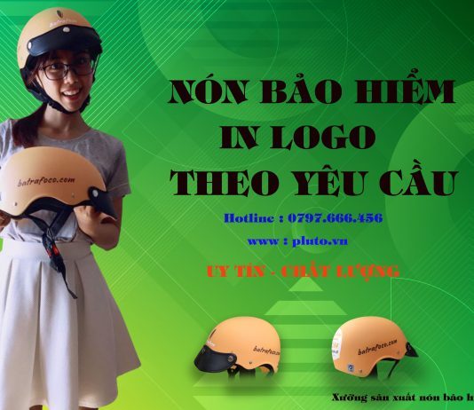Nón bảo hiểm in logo uy tín ở TP HCM