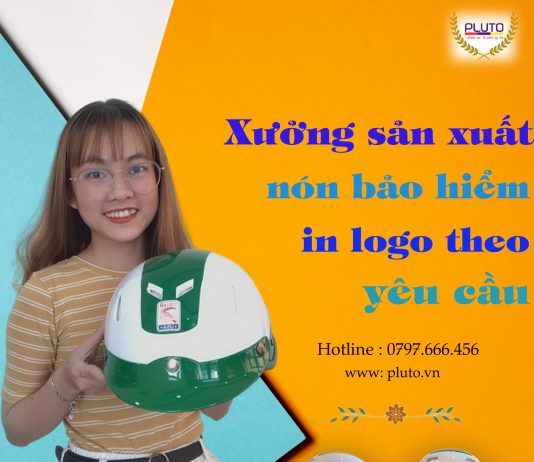 Xưởng sản xuất nón bảo hiểm in logo theo yêu cầu