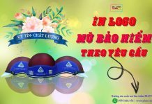 In logo mũ bảo hiểm theo yêu cầu – chiến lược marketing 2 in 1