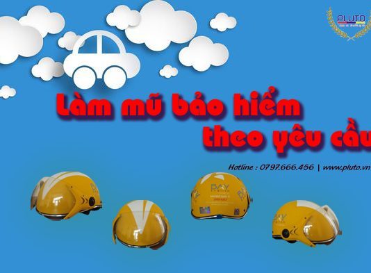 Làm nón bảo hiểm theo yêu cầu ở TP HCM