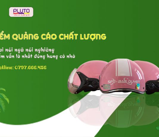 Mũ bảo hiểm quảng cáo chất lượng – marketing tuyệt đỉnh