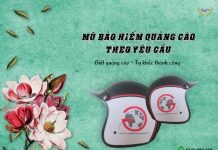 Mũ bảo hiểm quảng cáo theo yêu cầu uy tín – chất lượng