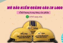 Nón bảo hiểm in logo chất lượng, uy tín