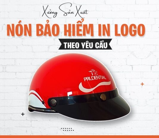 Mũ bảo hiểm in logo quảng cáo theo yêu cầu và những điều cần lưu ý Danh Sách Công Ty Sản Xuất Mũ Bảo Hiểm Số 1
