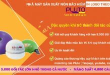 Đặt in logo nón bảo hiểm uy tín, nhanh chóng cho doanh nghiệp in logo quảng cáo