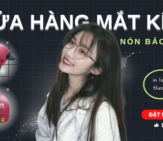 Mũ Bảo Hiểm In Logo Cửa Hàng Mắt Kính | Giá Xưởng – Nhận Làm Theo Yêu Cầu Mũ Bảo Hiểm In Logo Cửa Hàng Mắt Kính